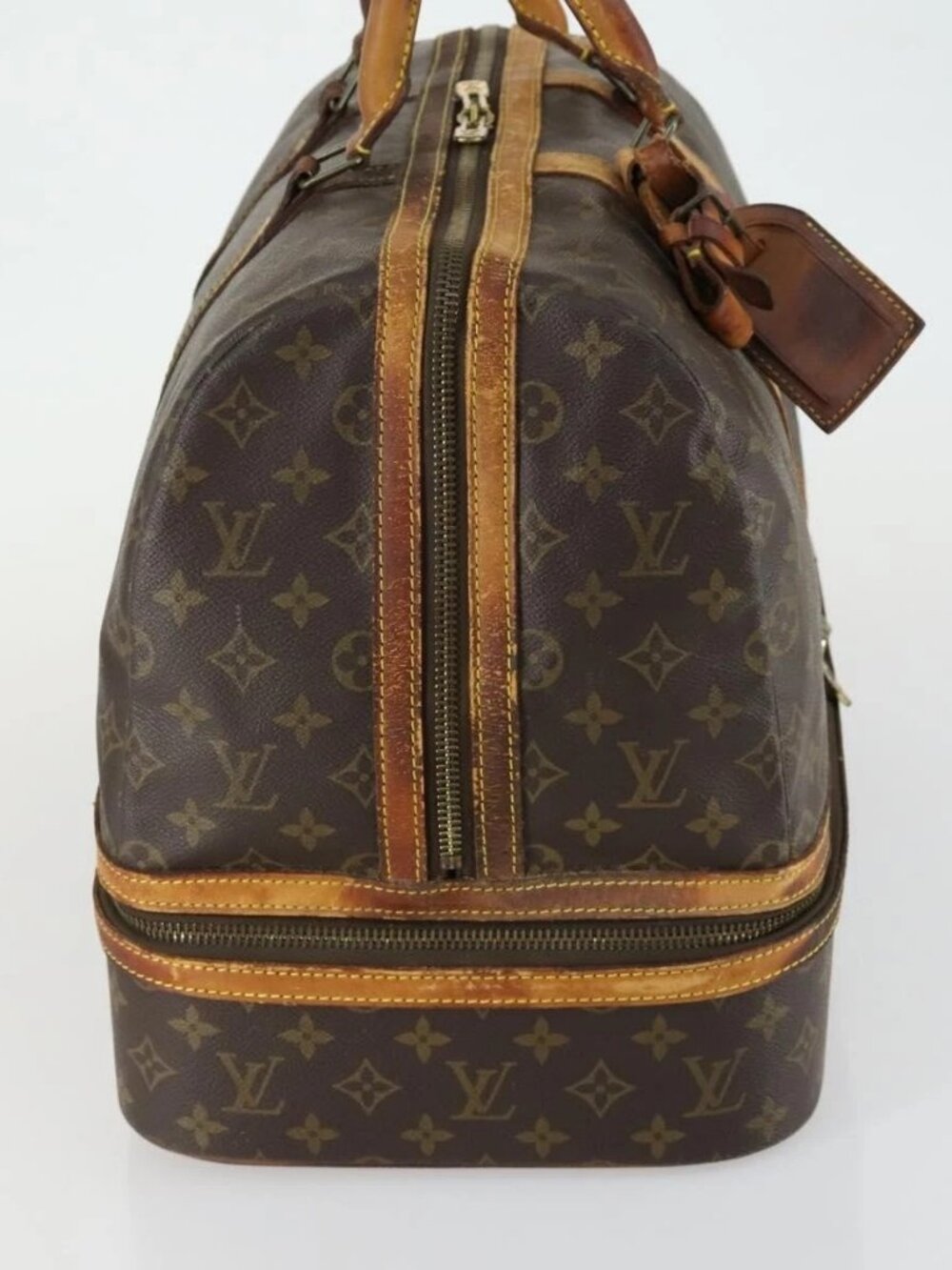LOUIS VUITTON Monogram Sac Sports Boston Bag M41444 LV Auth 158448 - Picture 6 of 16